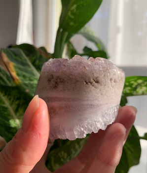 Druzy Achat und Amethyst Freiform AF1