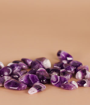 Gestreifter Amethyst Trommelsteine